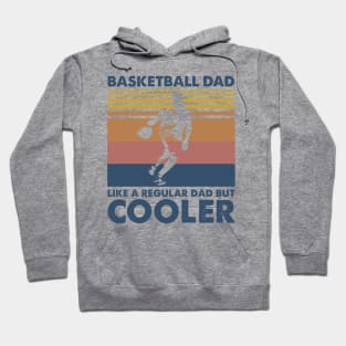 Basketball Dad Vintage Gift Father's Day Hoodie